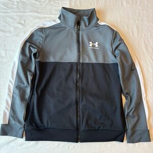 Under Armour Color Block Zip-Up Performance Jacket
